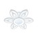 LED ceiling LED with Ambrella Light, Original, Fa462, 6XLED, 97 W, 7275LUM, 3000-6400K, Gray Color.