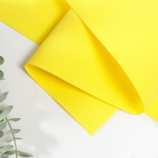 Foamiran Iranian 0.8-1 mm (yellow/112) 60x70 cm