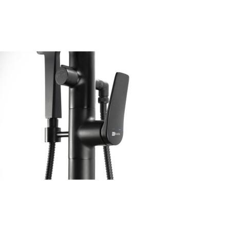 LEMARK Bronx LM3744BL bath mixer, single -leaf, pour 233 mm, floor, black-6