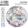 Foil balloon 18 "Blowers", for a girl, a circle, a holography, a set of 5 pcs.
