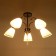 Sandra chandelier 5he27 40W Black-Bronze 65x65x30 cm