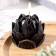 Figure candle "Lotus", 6x4.5 cm, black