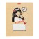 Notebook 18 sheets in a cage on a clip "Girls Manga", mix