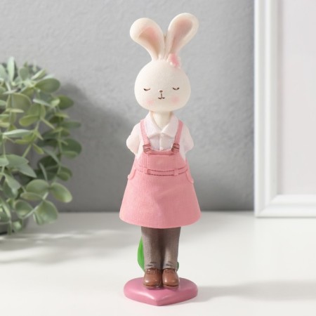 Souvenir Polystone "Bunny - Kiss" set 2 pcs 18x5x5.3 cm-1