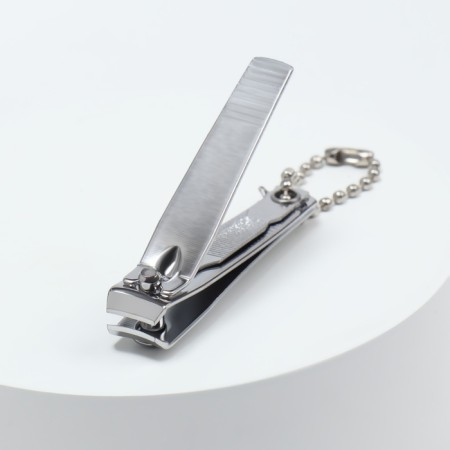 Kusachki-penniper manicure, with a file, 5.7 cm, with a chain, on a blister, silver color-2