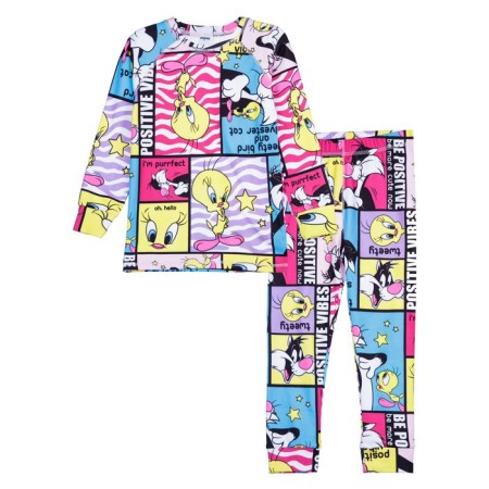 Thermal complex for girls: trousers, sweatshirt, height 116 cm-3