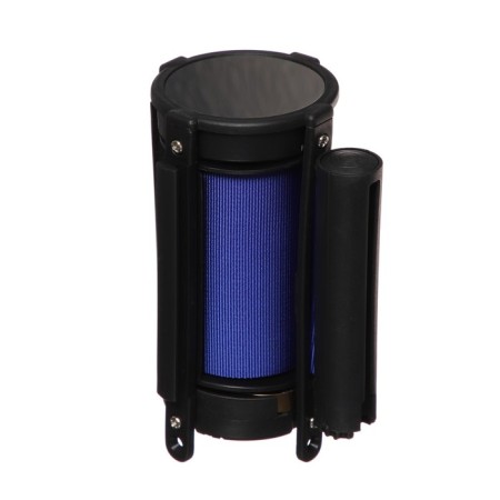 Cassette with exhaust ribbon-280cm blue, height-13cm, width 6.6cm, tape width-80mm