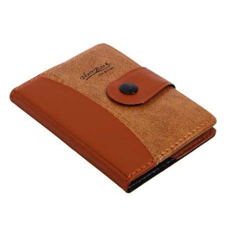 Notebook with A7 handle, 72 sheets to the ruler, Combined PVC cover with a button fastener-1