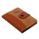 Notebook with A7 handle, 72 sheets to the ruler, Combined PVC cover with a button fastener
