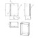 Tumbling under the Cersanit Moduo 40 sink for Moduo 40, suspended, white