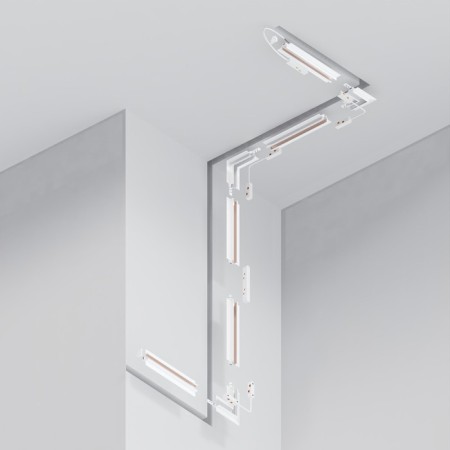 Built-in Technical TRXM034-422W Busbar Trunkings Exile, 2000x60x24.6 mm, white color-1