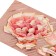Envenue for money "Sweet life!" embossing, strawberry bouquet, 16.5x8.5 cm