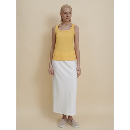 T -shirt female, size m, yellow color-3
