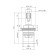 CR-BUX CR-AB24 Z20, 20 teeth, D = 24 mm, rod size 8x20 mm, set 2 pcs