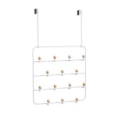 Bits of 14 hooks with drawn mounts Estique, white color