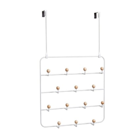 Bits of 14 hooks with drawn mounts Estique, white color