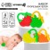 A set of silicone teeters "Berry", 4 pcs, crumb me