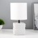 Camila table lamp E14 40W Gray 15x15x30cm Risalux