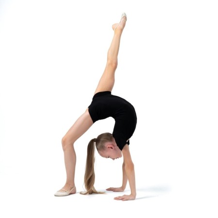 A swimsuit for gymnastics and dancing Grace Dance, p. 36, black color-4