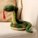 Soft toy "Snake", 15 cm, green color
