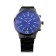Watch of wrist "kanima", d = 4.2 cm, black with blue