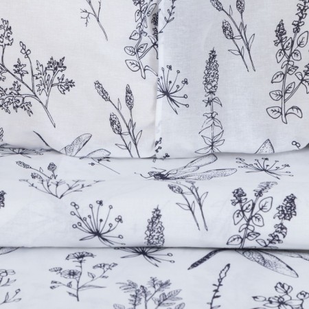 Bed linen "Ethel" euro dragonflies 200*217 cm, 220*240 cm, 70*70 cm -2 pcs, calico-3