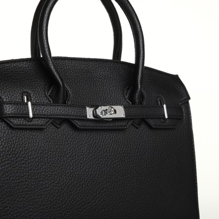 Female bag on a valve, black color-5
