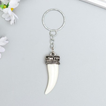 Breek Metal "Fang" White 4.3x1.5 cm