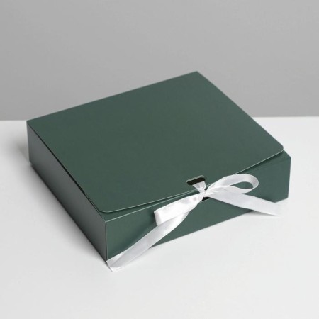 Gift folding box, packaging, "Emerald", 20 x 18 x 5 cm-1