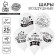Air balloons 12 "praise", 1-sided, set 25 pcs., Mix