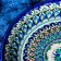 Largan Rishtan ceramics "Patterns", 25 cm, Blue Mix