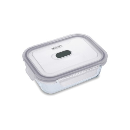 Glass container Regent Inox Desco, rectangular, 0.4 liters