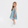 Sarafan children's kaftan "peas", p. 34 (122-128), blue