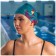 Hat of swimming adult, fabric, girth 54-60 cm