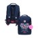School backpack, 39 x 26 x 17 cm, Grizzly, ergonomic back, blue