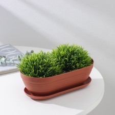 A pot for a cactus with a submarine 