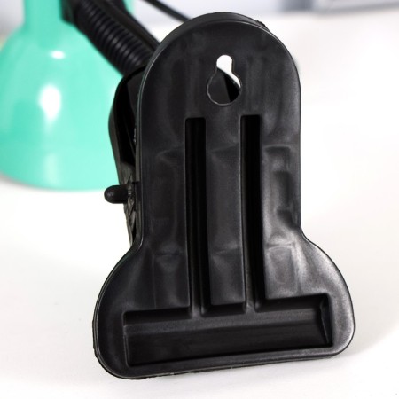 E27 desktop lamp, light regulatory, on a clamp (220V) green (108a) Risalux-8