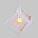 Lamp Bayerlux suspension Bayerlux "square" 1x40W E27 white 16x16x116 cm