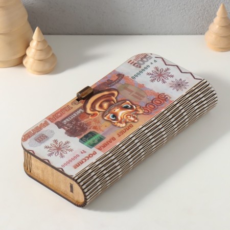 Casket "Five thousand" 17x8.5x3.5 cm-4