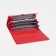 Women's wallet on magnets, red color