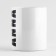 Ceramic mug "Anna", 320 ml, white color