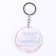 Acrylic keychain with a joke "damn great", diam. 6 cm