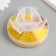 Glass beads 8/0 (3 mm) in the casket "yellow" 6 colors x 10 g 8x8x2 cm