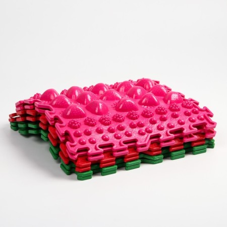 The set of the floor modular massage rug -puzzle Ortosh "Mix - 5" (6 puzzles)-2