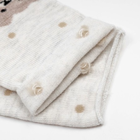 Nosk children's cashmere, dairy color, size 12-14-3