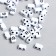 Beads for creativity plastic "Letters, signs, numbers, dominoes" Set 20 grams 0.5x0.8x0.4 cm