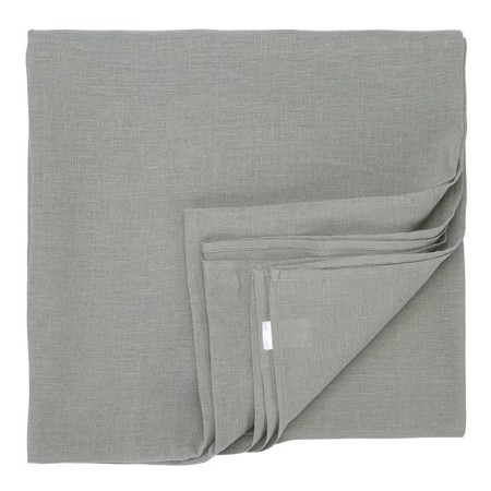 Gray -erased linen tablecloth Essential, size 170x170 cm-2