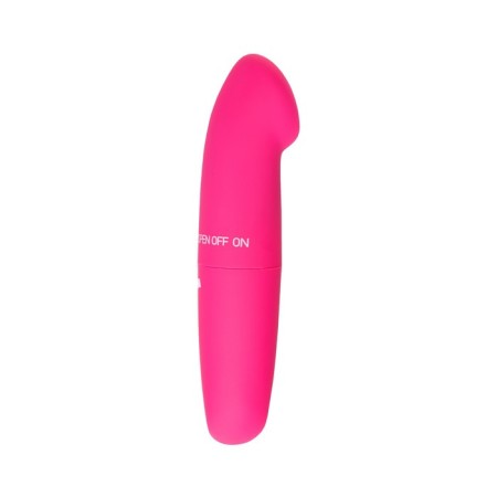Unrealistic vibrator Eromantica Juice, ABS plastic, pink, 12 cm-2