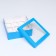 Packaging for 9 cupcakes with a window, blue, 25 x 25 x 10 cm