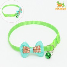 A collar with a bow 